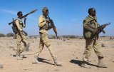 Blast kills three Kenyan soldiers on road near Somali border