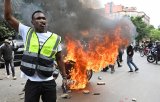 Man shot by Kenyan police during protests in intensive care, says father