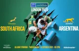 Few tickets left for Springboks vs Argentina clash in London