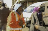 IN PICS | 'No need for a lazy mindset': outdoor workers layer up for Jozi cold snap