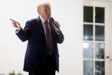 Trump Tells Bizarre Story About Congressional Bill Moments After Prayer At Rose Garden Dinner