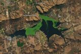 NASA images show extent of algal blooms at Hartbeespoort Dam [pics]