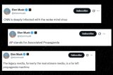 Three years of X: How often does Musk take a swipe at the media?