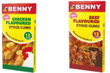 Benny recalls stock cubes over mislabelled salt content