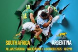 Last chance to buy tickets for Springboks vs Argentina in London!