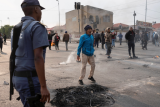 WATCH | Unhappy Coronationville residents attack police as they protest over water