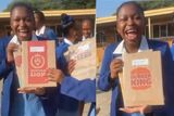 WATCH | Schoolgirl’s ‘fast food’ book covers impress classmates