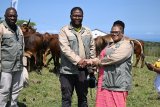 Though a chartered accountant and lecturer, raising cattle is in his blood