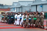 News24 | Rain sets sombre mood as bodies of 14 SANDF soldiers handed over in Pretoria