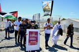 Gaza flotilla members visit Robben Island: call for release of Palestinian prisoners