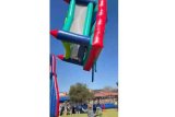 News24 | Two children safe after ejected from airborne jumping castle at school festival