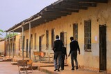 Learners taught in mud brick classrooms built by parents in 1958