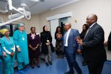 Ramaphosa impressed with the running of Steve Biko hospital