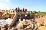 Collapsed bridge forces village kids to walk longer to reach school