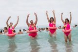 Secret Swim: Raising breast cancer awareness with a splash
