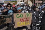 Activists march against Shell’s oil exploration