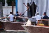 Bezos and Sanchez arrive in Venice for marathon wedding party