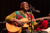 Music icon Vusi “The Voice” Mahlasela shares his story on stage