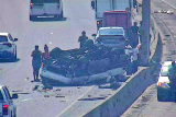 Five killed as minibus taxi overturns on N1 near Allandale Road off-ramp