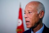 Supporters of Tunisia's Saied protest against UGTT union