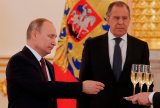 Key Putin Ally Trolls The West With His Choice Of Sweatshirt Ahead Of Trump Summit