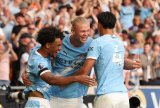 Haaland double as Man City start with statement win over Wolves