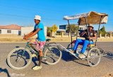 WATCH | Enterprising pupil earns income with his 'bicycle taxi'