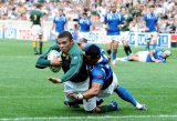 Blast from the past: Bryan Habana ensures trying time for Samoans