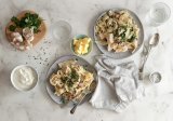 Easy-peasy creamy fettuccine alfredo