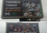 ‘Terrible things are happening’: Springbok billboards erected
