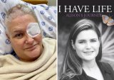 Alison Botha appears in good spirits after brain aneurysm