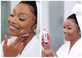 Natural beauty: Bonang ditches the makeup!