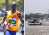 Olympic gold medallist Tebogo praised for helping flood victims