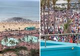 Sun’s out! Durban beaches attract large crowds [video]
