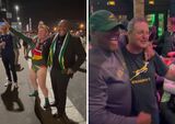 ‘We were in jail together’: Gayton parties with boozy Boks fans