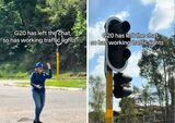 ‘Only in Joburg’: Helen Zille directs traffic after lights go out
