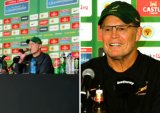 ‘Well deserved’: Rassie downs a beer after Boks win