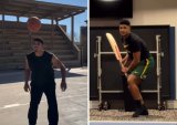 Multi-talented! Starboy Sacha shows off balls skills [video]