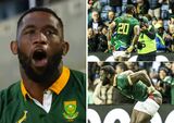 Siya Kolisi criticised for stripping down in front of young fans