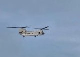 Unusual mega-helicopter has eyes peeled to the sky