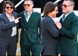 Brad Pitt and Tom Cruise reunite at F1 London premiere