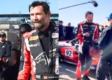 Keanu Reeves shines at British Grand Prix