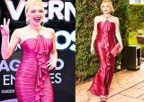 Lindsay Lohan shines in Balmain at Mexico City premiere