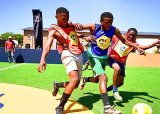 Soccer star Edwin van der Sar opens new courts in Diepkloof