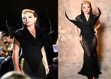 Florence Pugh dazzles in sculptural dress at London Fashion Week