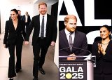 Prince Harry and Meghan honoured as ‘Humanitarians of the Year’