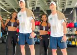 Gym goals? Matthew Booth and bae workout together