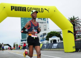 Gqeberha runner Thembelani Mbenege tackling his first Comrades