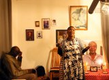 Zolani Mahola live from her living room