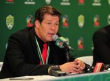 Luc Eymael spotted in Gqeberha with Chippa officials